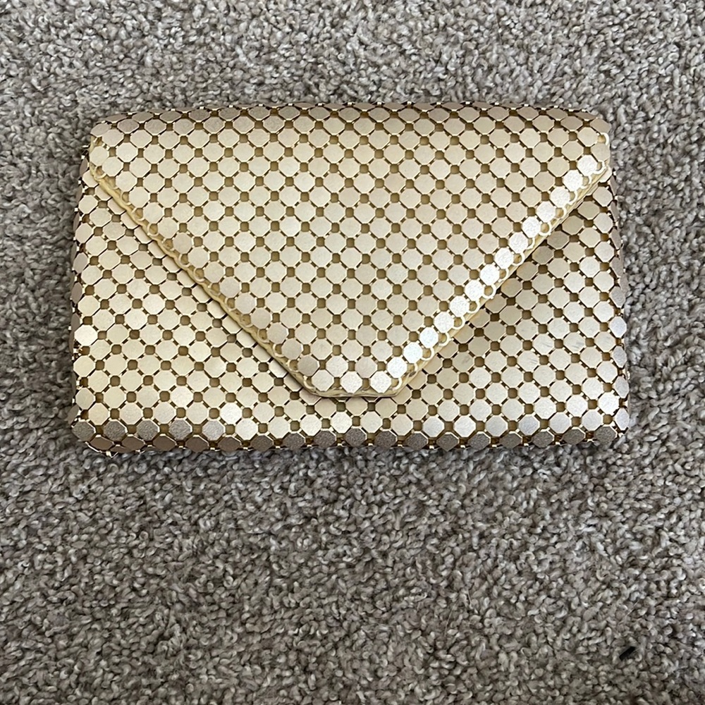 Gold Charming Charlie clutch bag